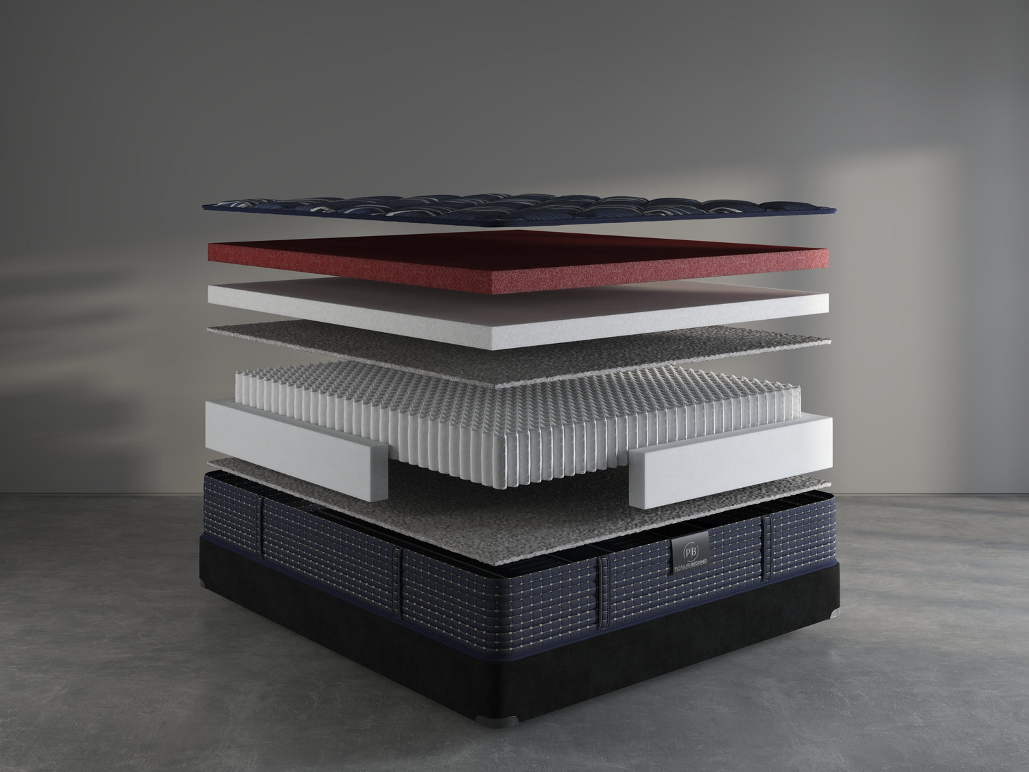 Deep Blue 11" Hybrid Mattress
