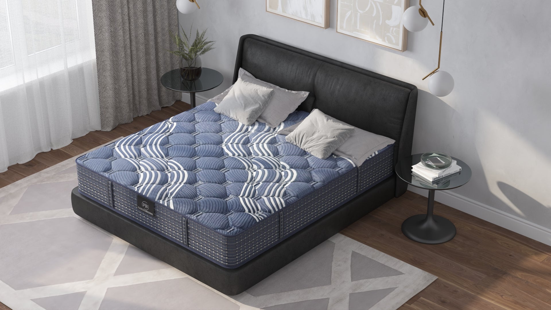 Deep Blue 11" Hybrid Mattress