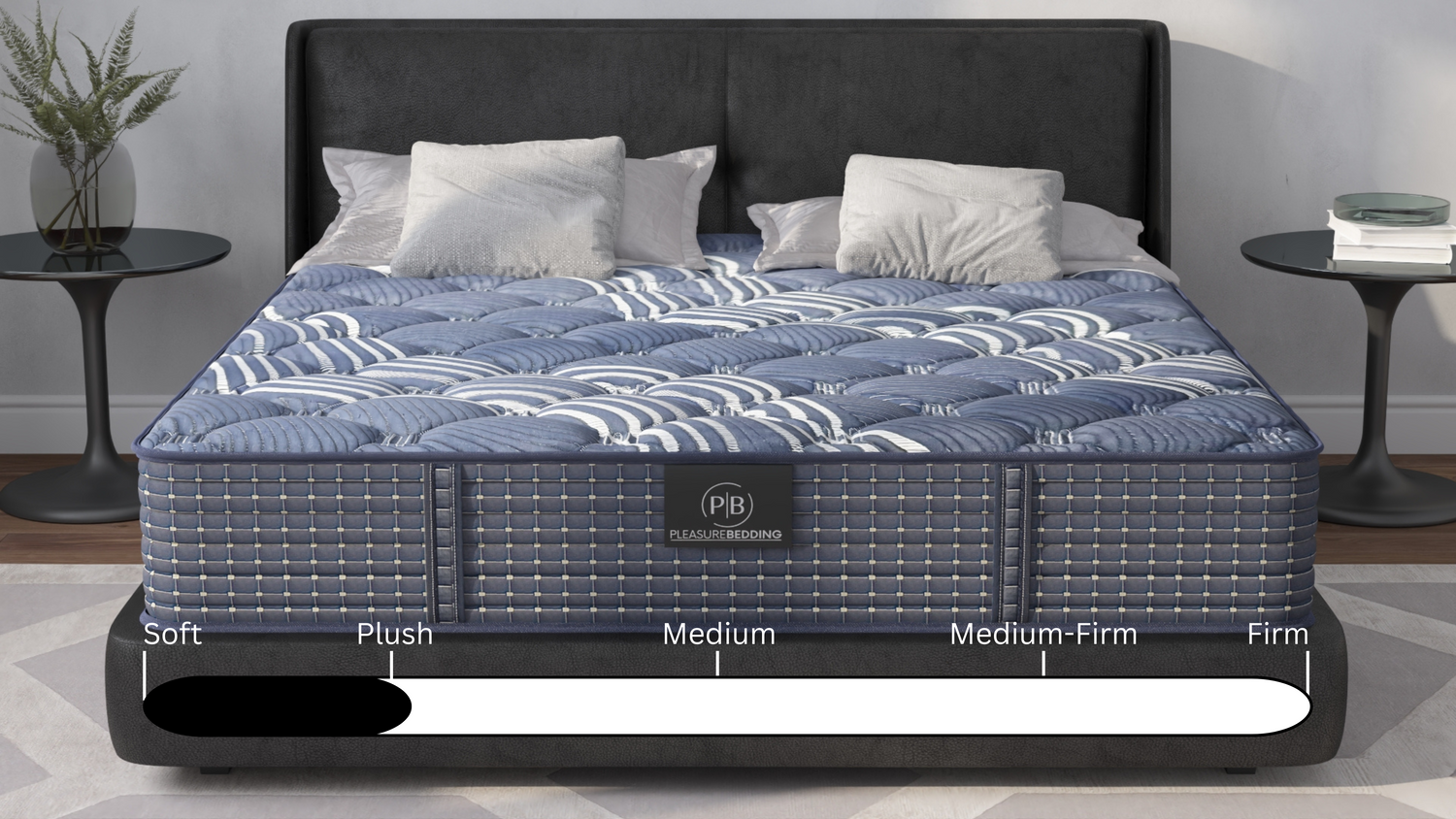 Deep Blue 11" Hybrid Mattress