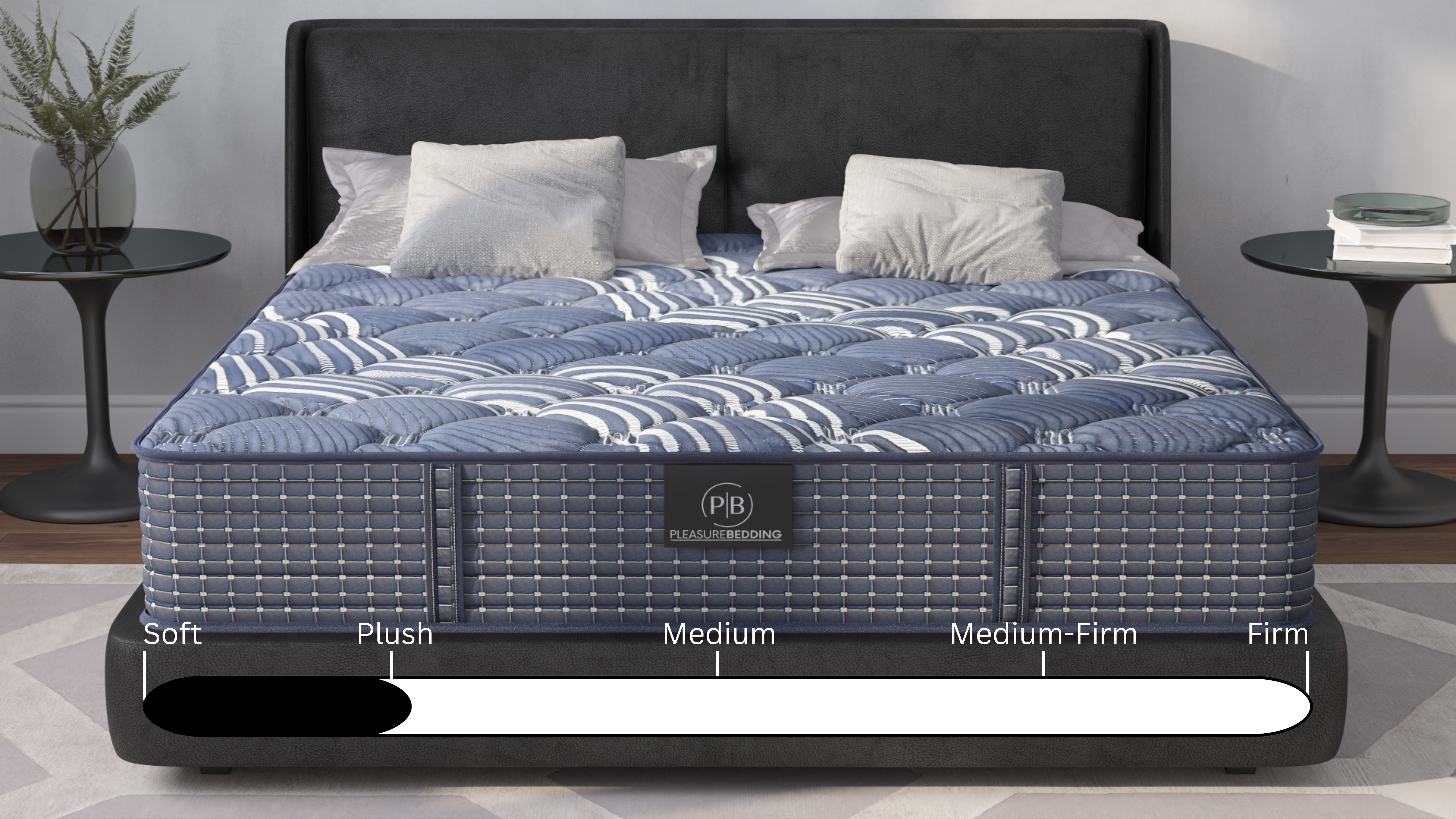 Deep Blue 11" Hybrid Mattress