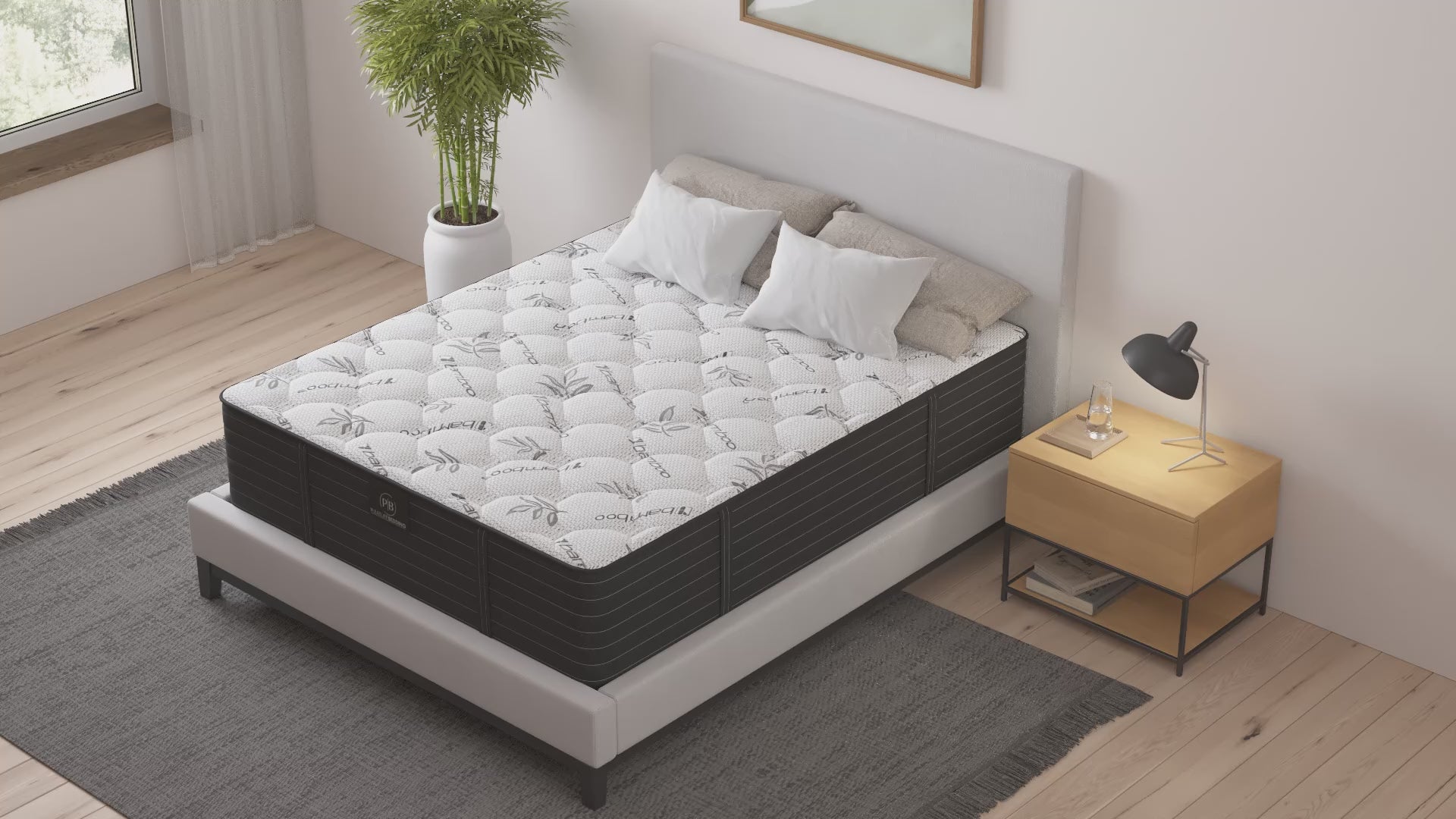 Load video: Jumbo Double-Sided 15&quot; Mattress