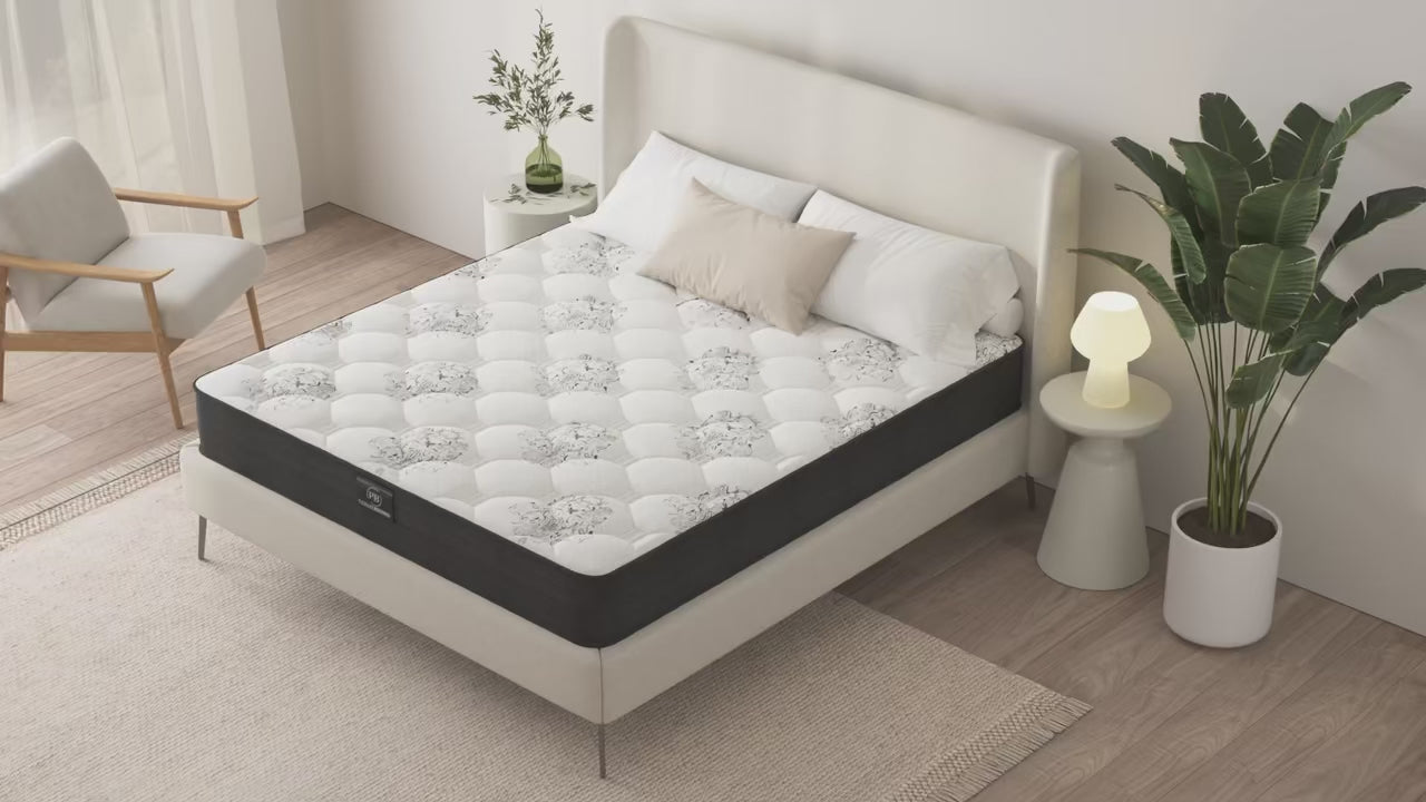 Load video: Resona Hybrid Mattress Collection